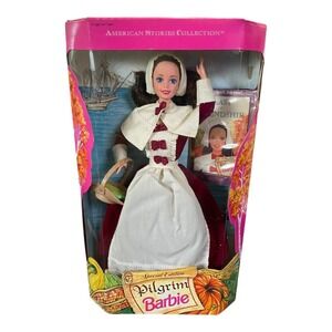 Pilgrim Barbie American Stories Collection‎ Special Edition Doll 12577 NRFB 1994